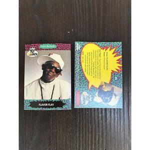 1991 Pro Set Yo MTV Raps Flavor Flav Rookie Card Hip Hop